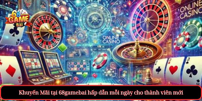 Khuyến Mãi tại 68gamebai hấp dẫn mỗi ngày cho thành viên mới